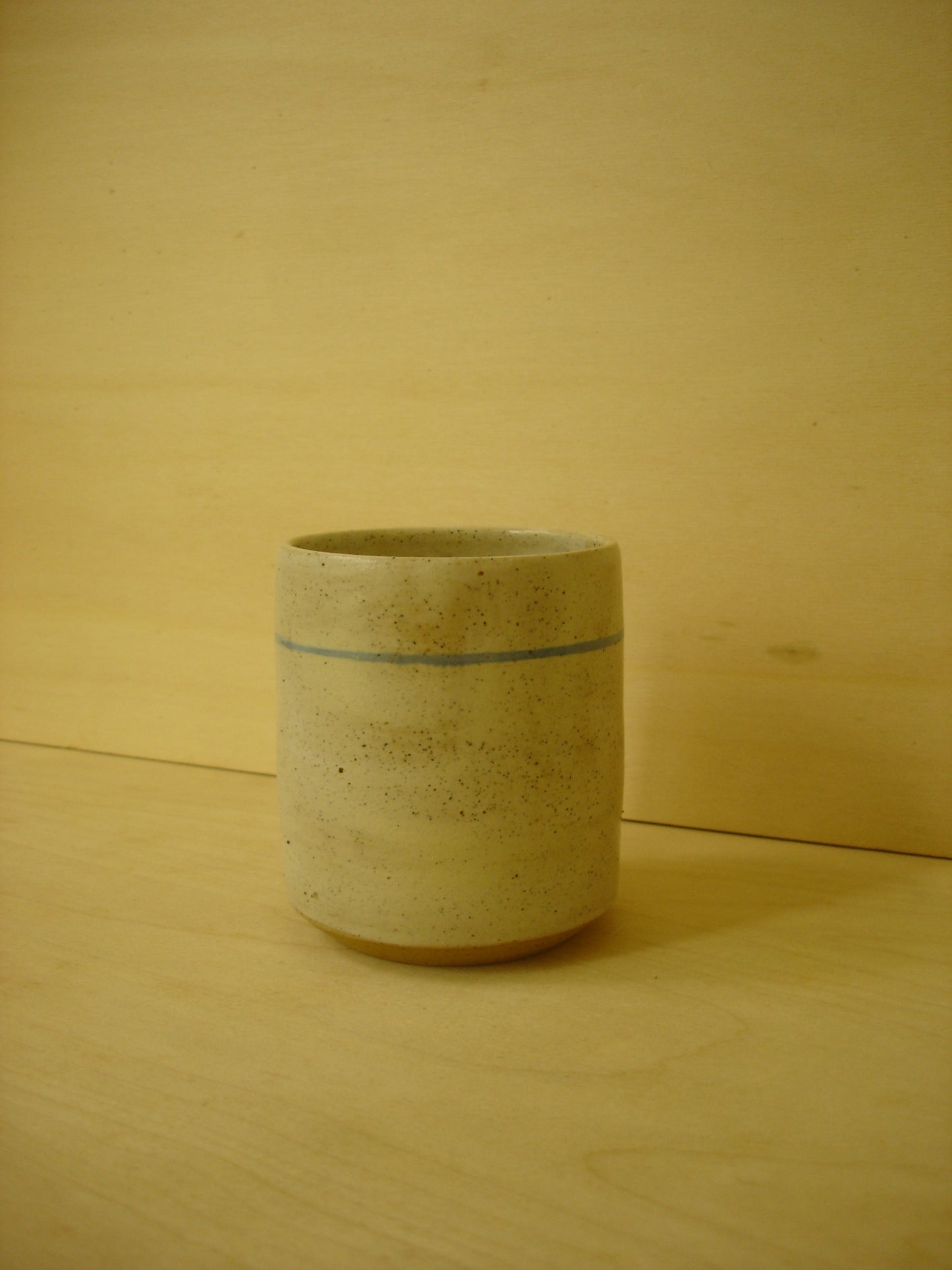 Blue Line White Tumbler