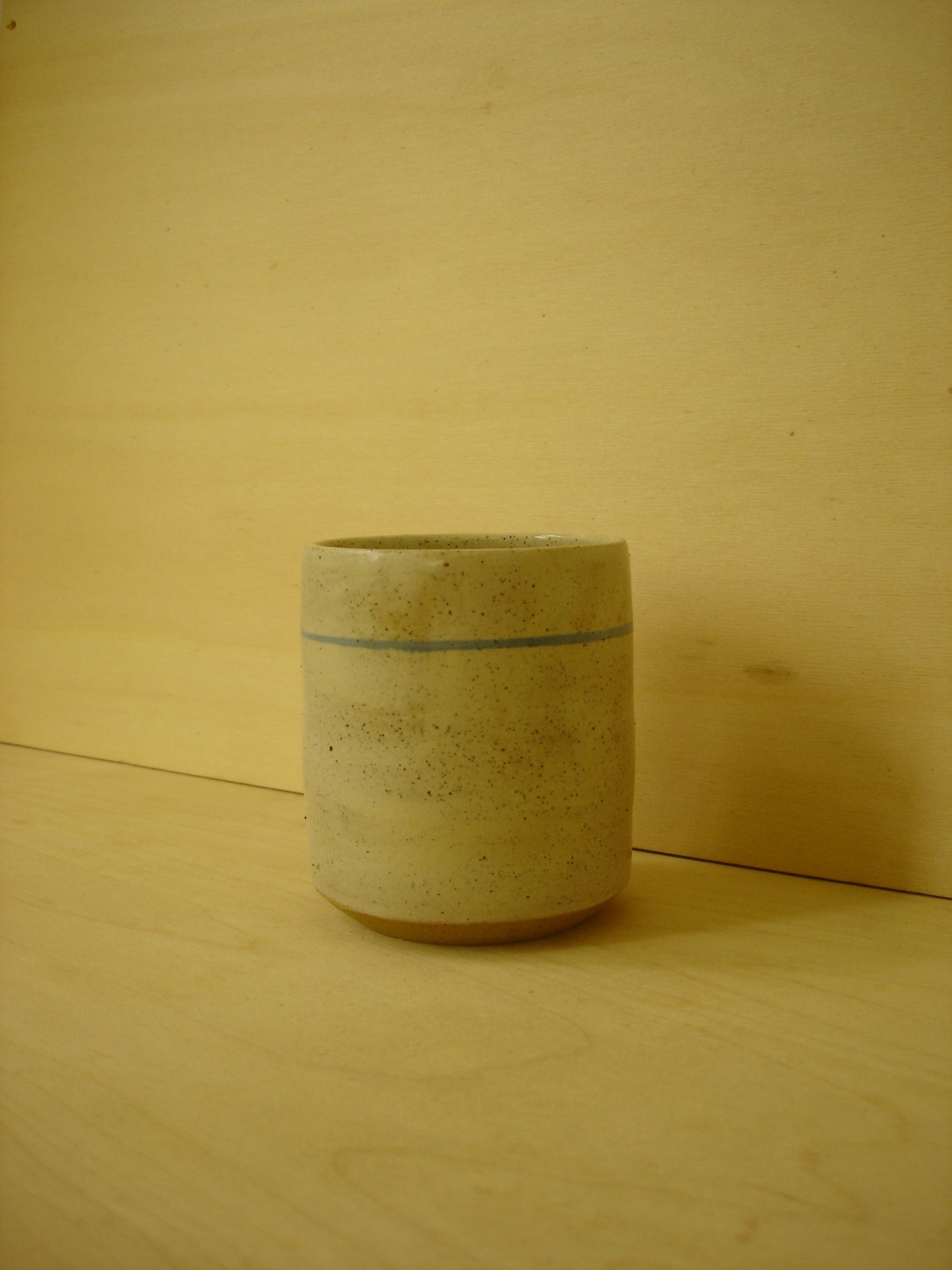 Blue Line White Tumbler