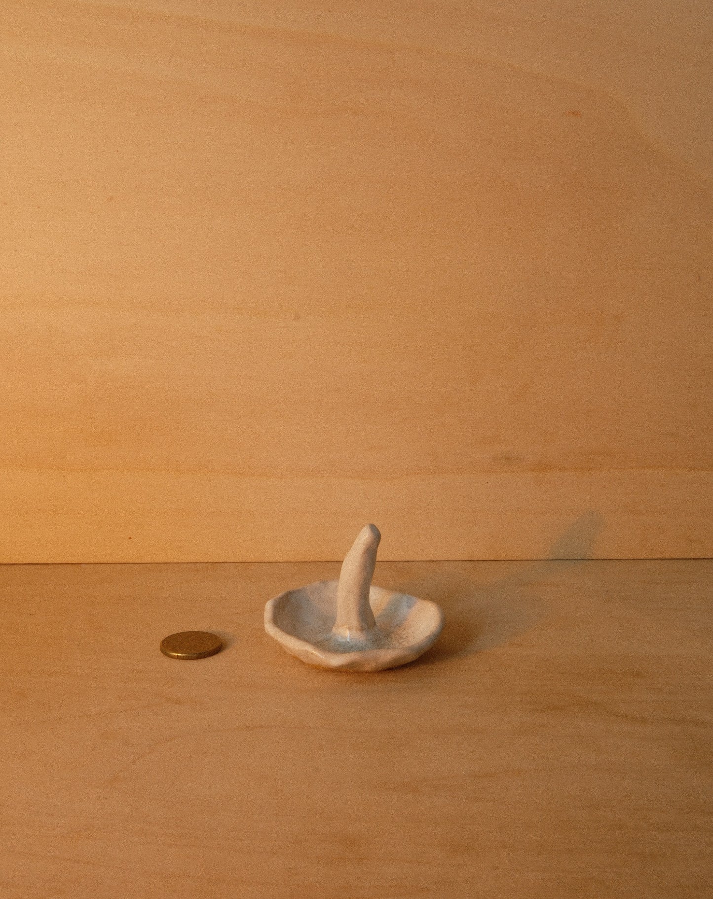 WHITE SHROOM RING DISH 001