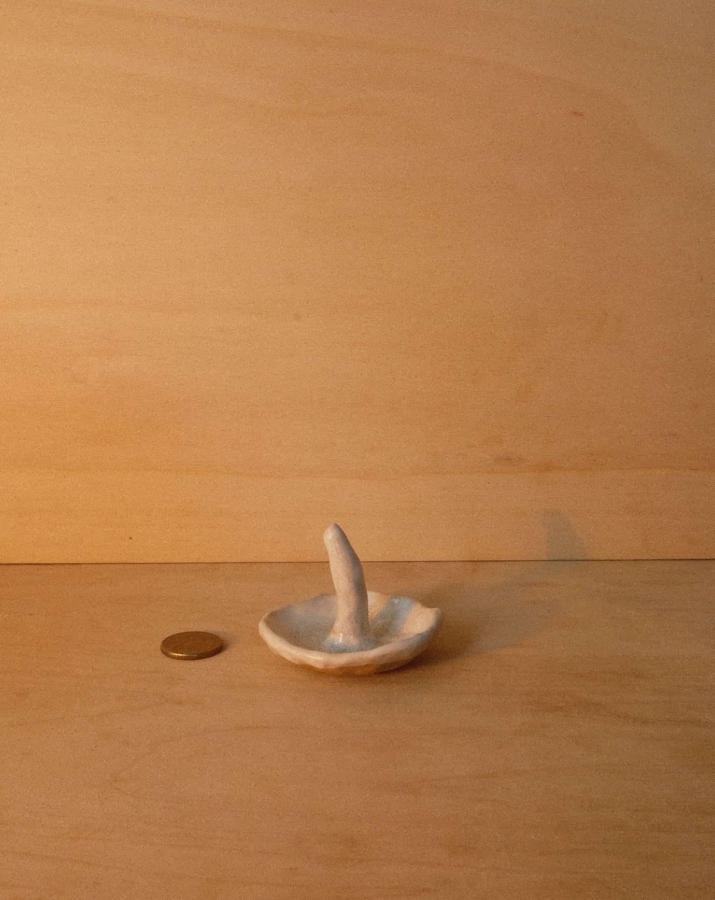 WHITE SHROOM RING DISH 001