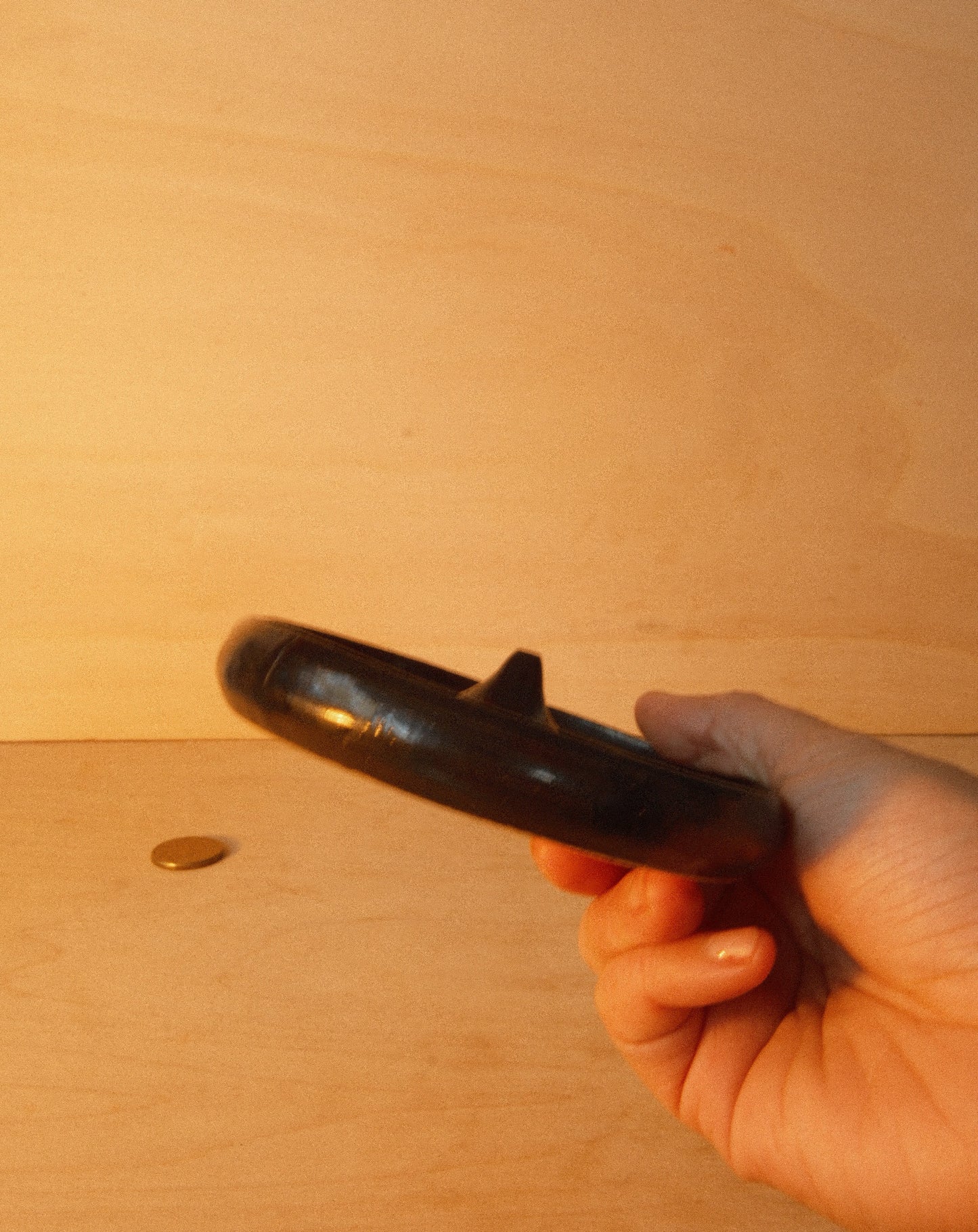 BLACK INCENSE DISH 001