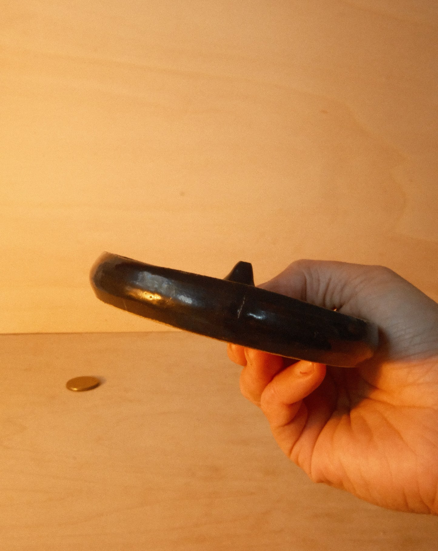 BLACK INCENSE DISH 001