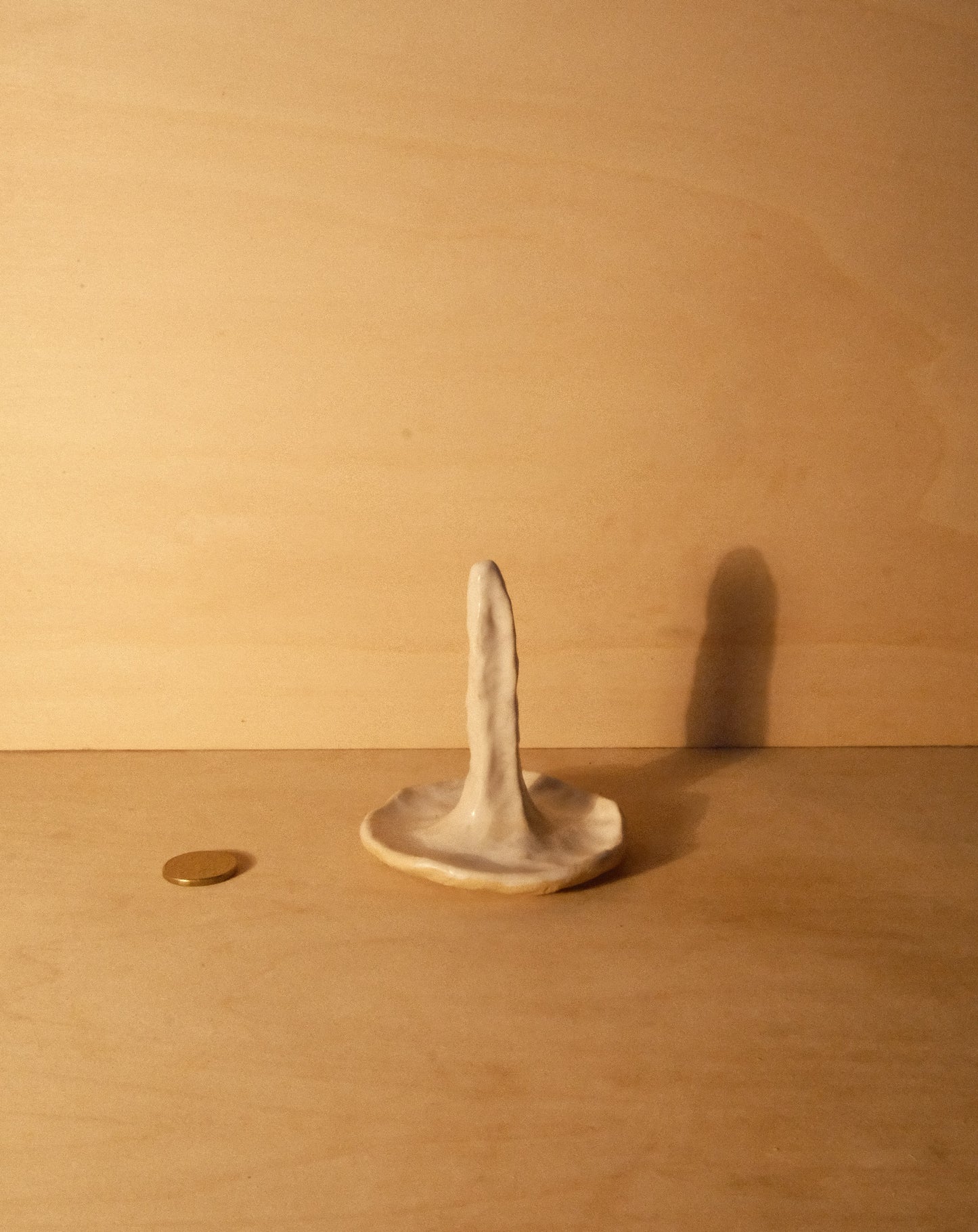 WHITE SHROOM RING DISH 002