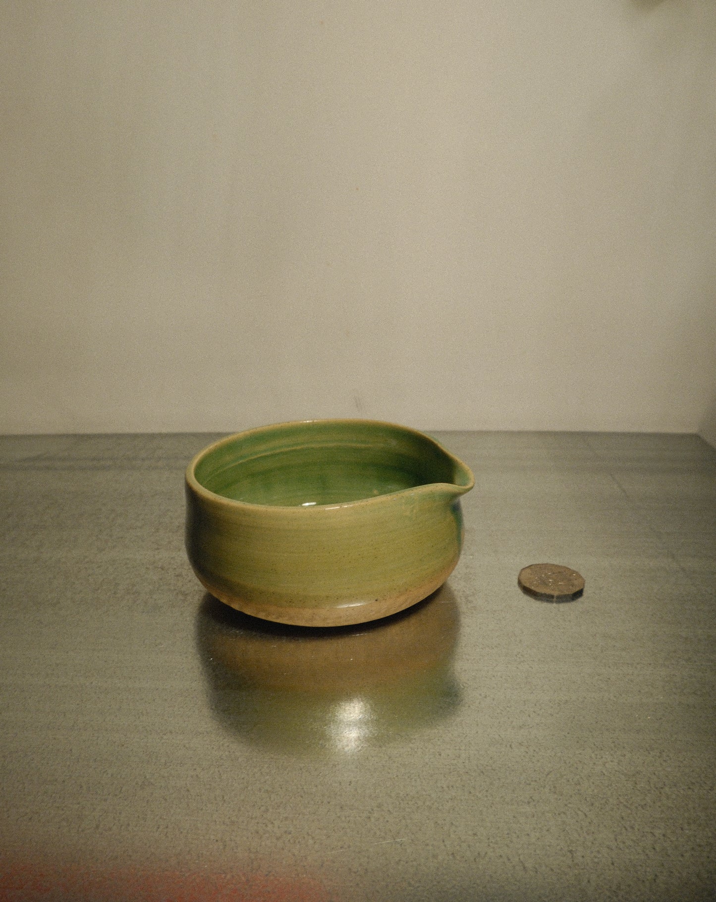 GREEN SPOUTED MATCHA BOWL