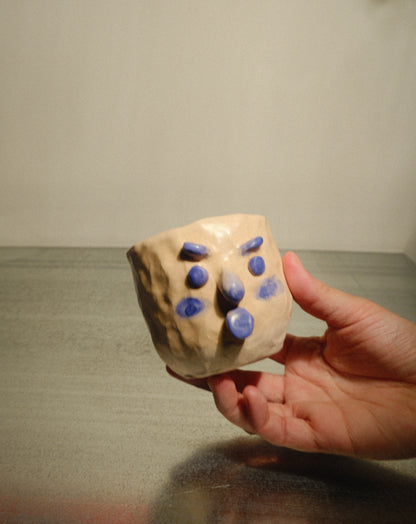 BLUE FACE TONGUE OUT MUG