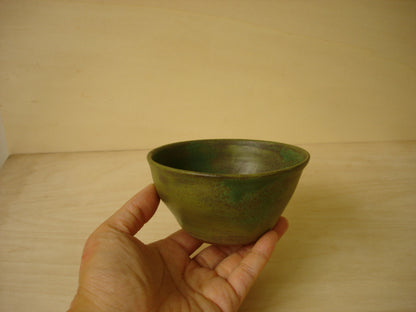 GREEN PATINA SWAY BOWL