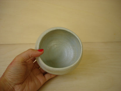 LIGHT BLUE WOBBLY BOWL