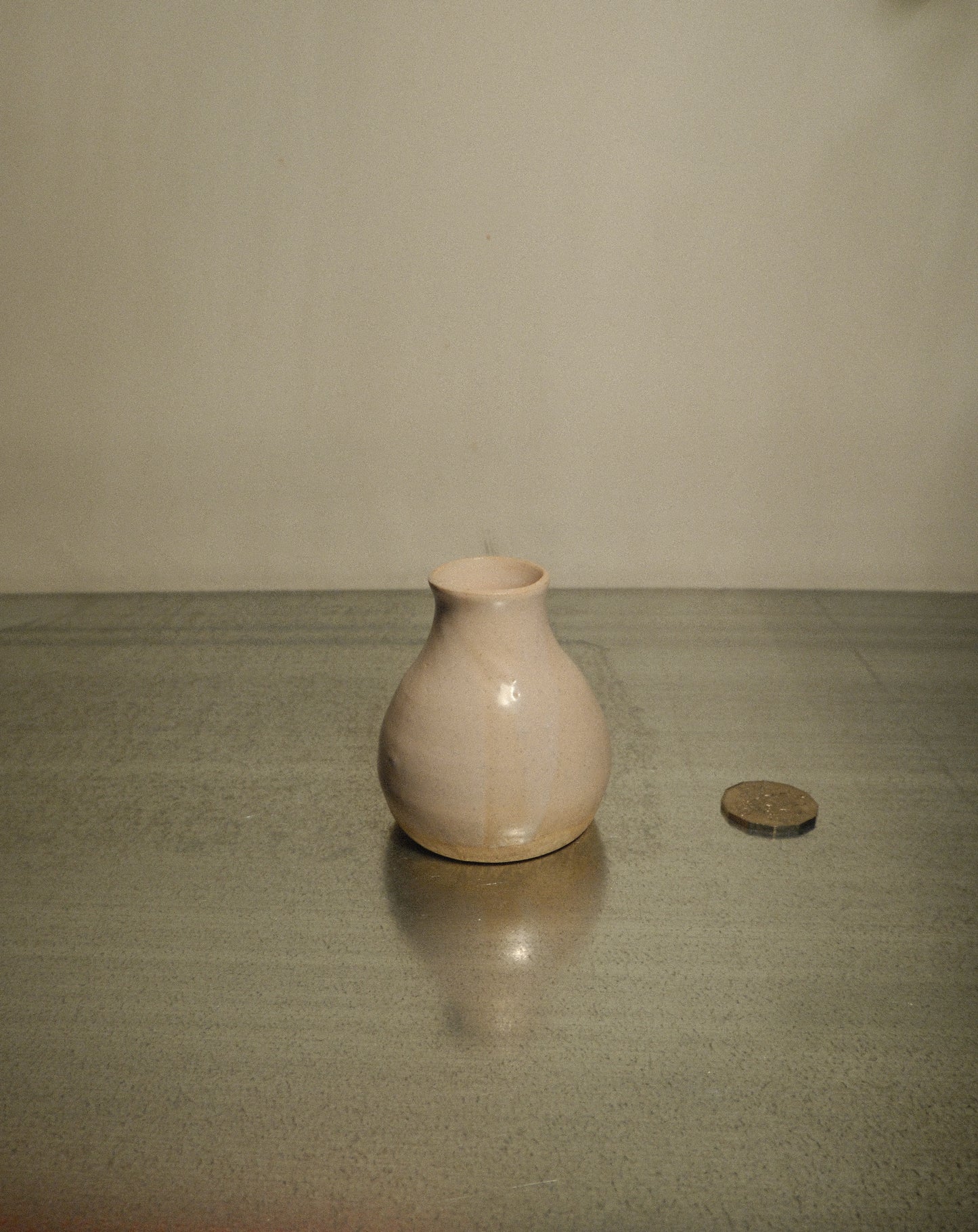 WHITE BUD VASE
