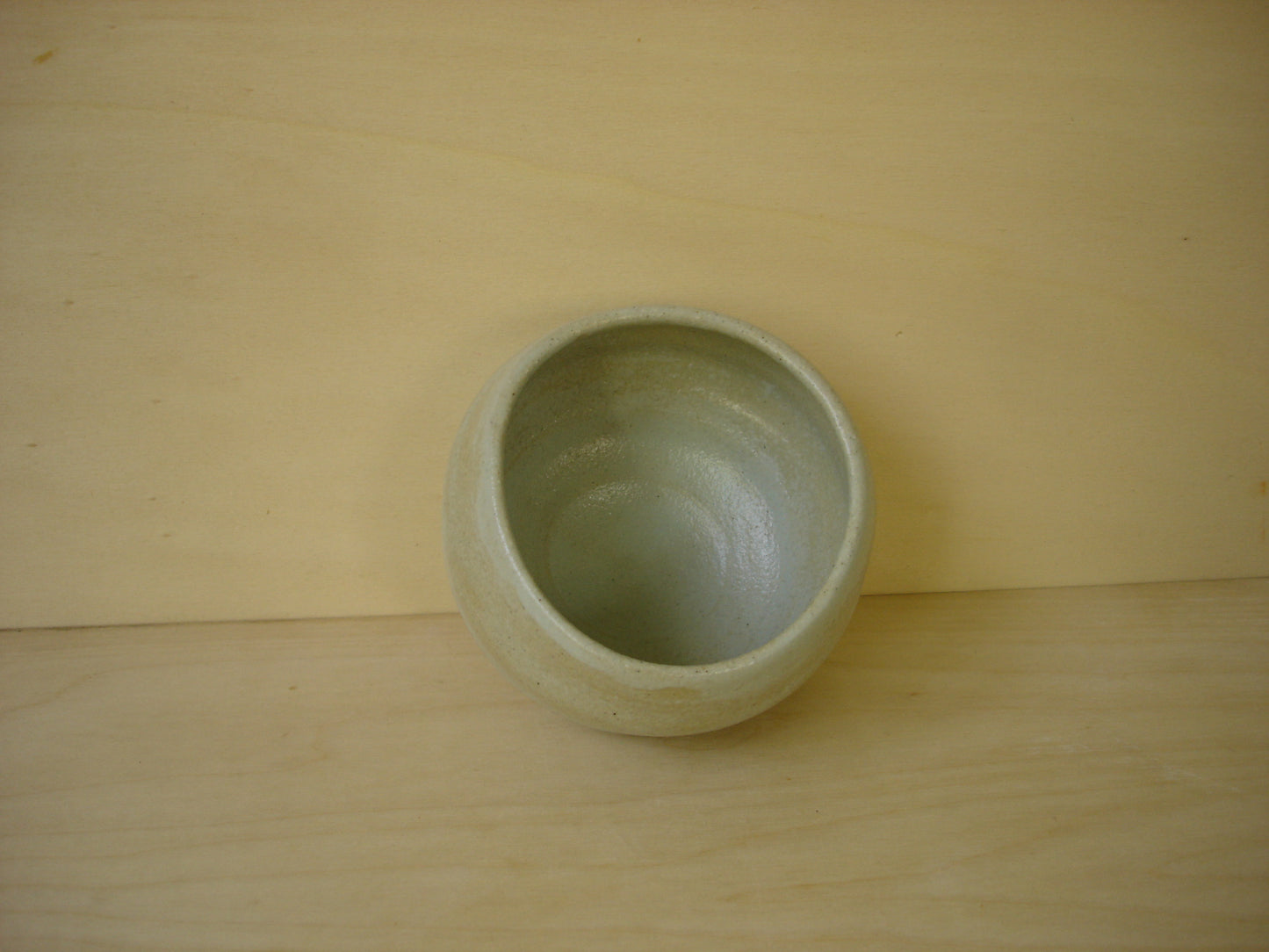 LIGHT BLUE WOBBLY BOWL