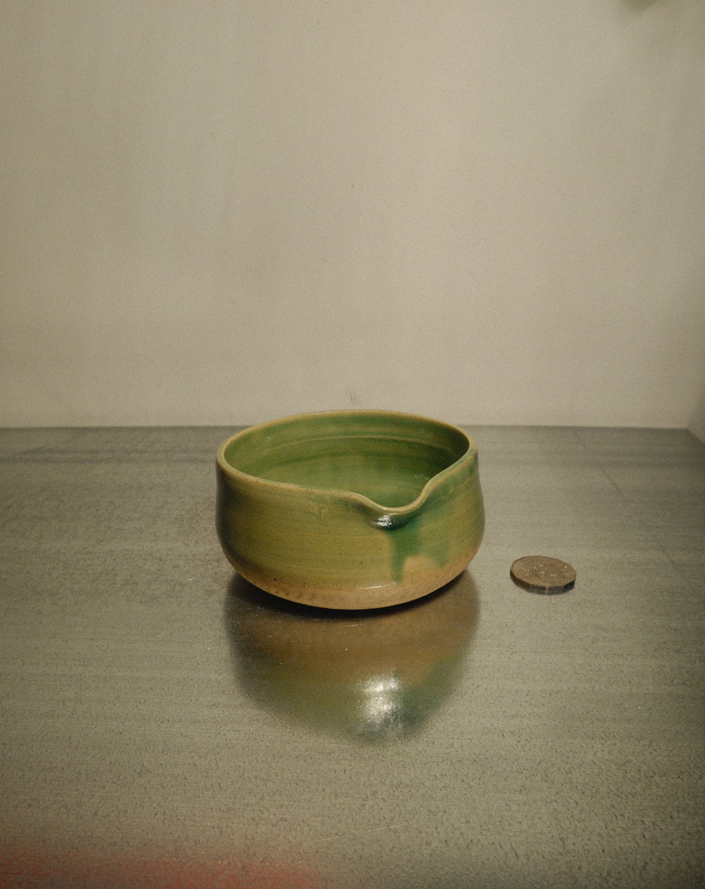 GREEN SPOUTED MATCHA BOWL