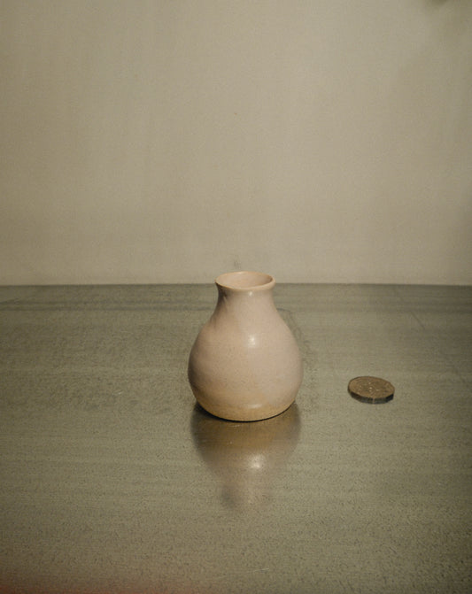 WHITE BUD VASE