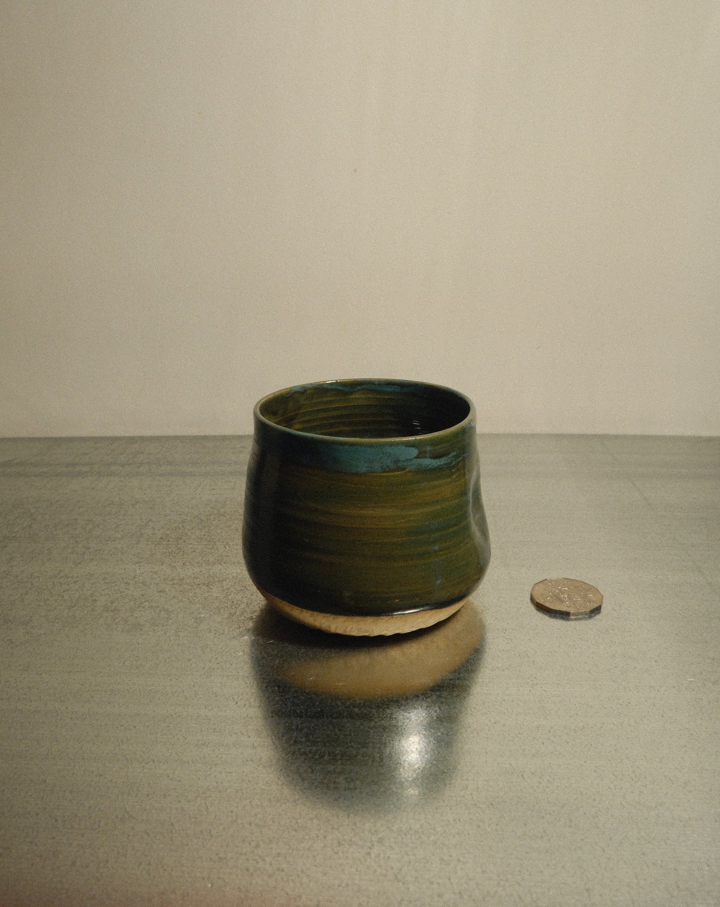 MING BLUE DIMPLE MUG