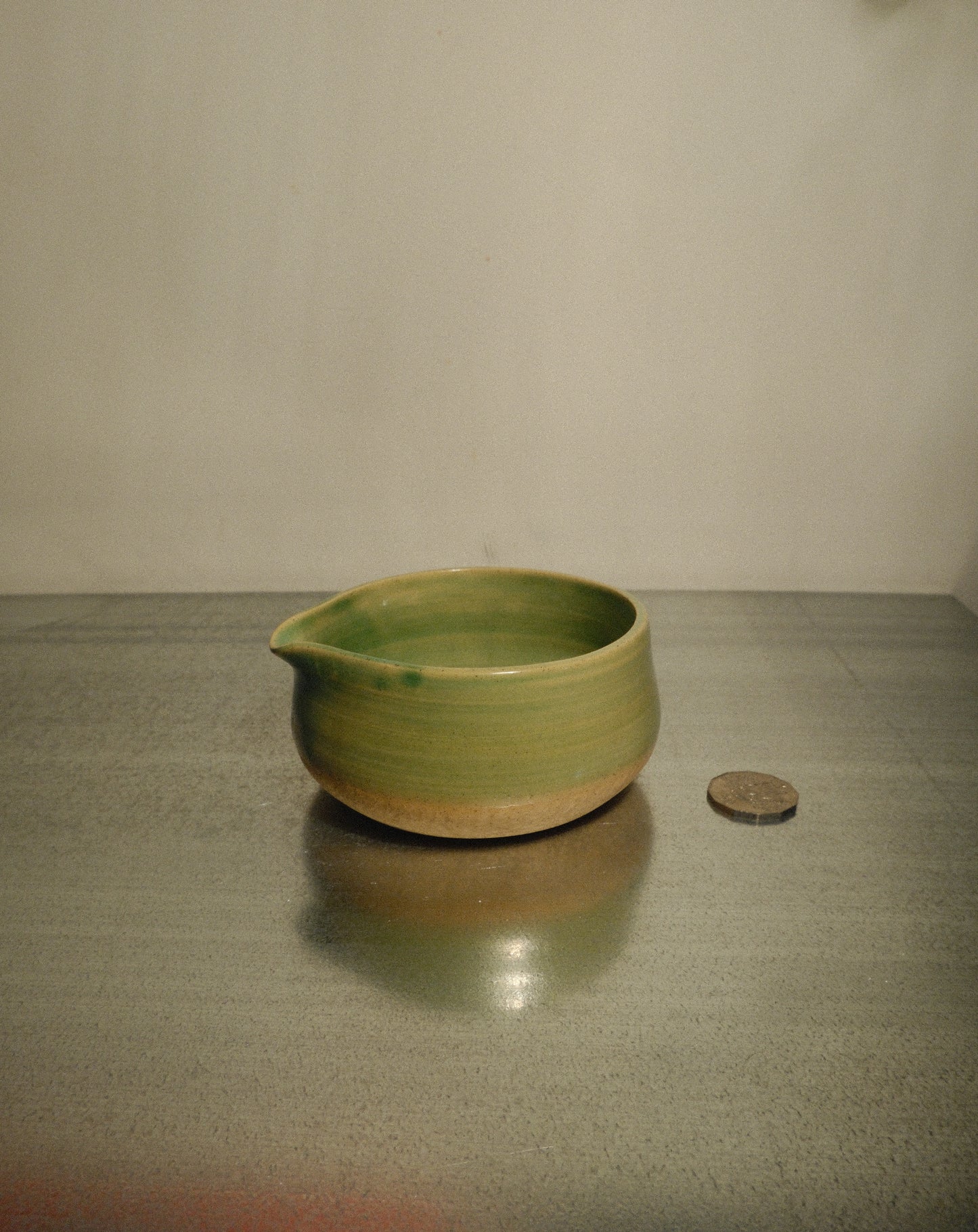 GREEN SPOUTED MATCHA BOWL