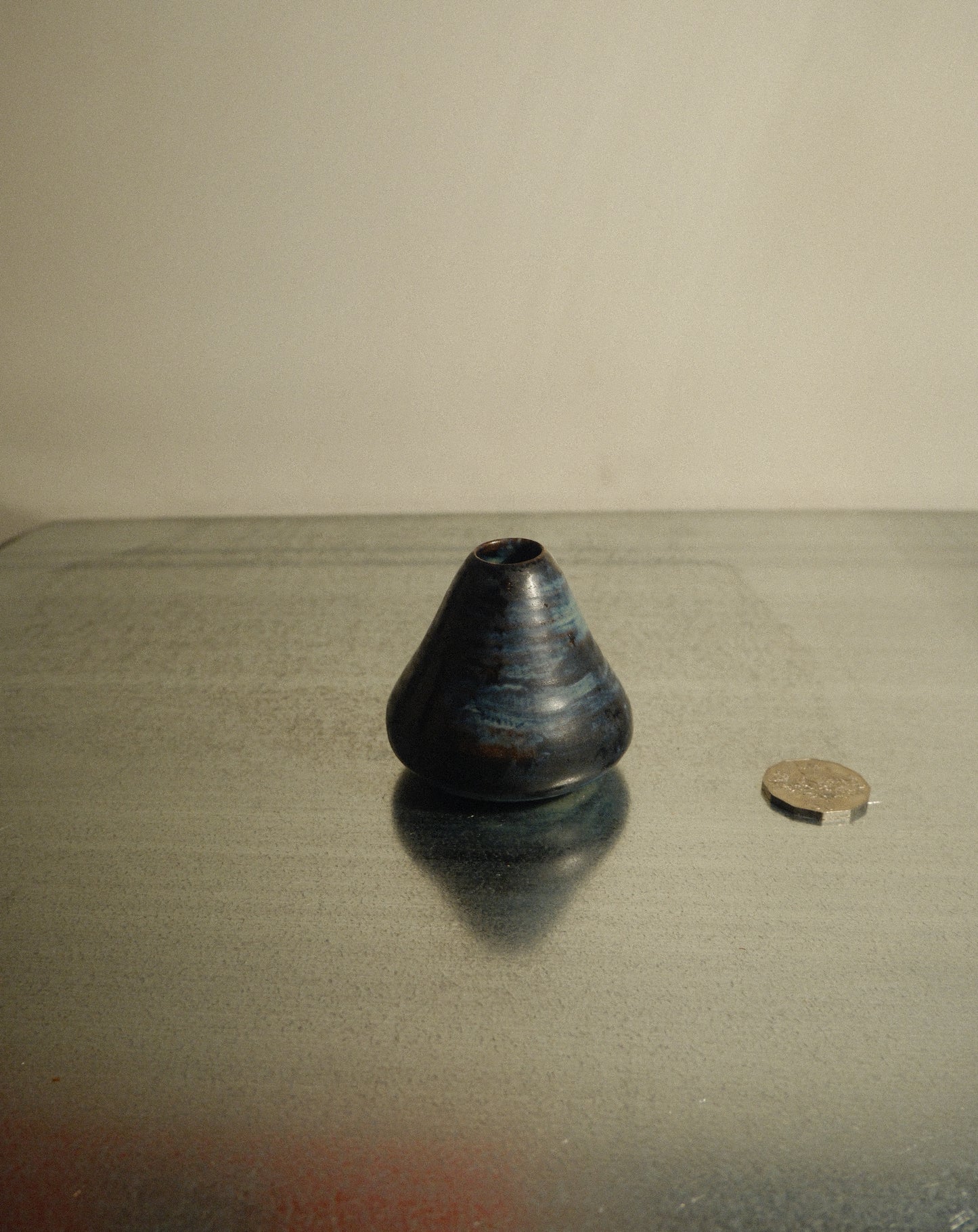 BLACK PATINA BUD VASE