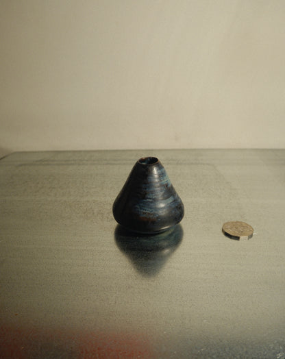 BLACK PATINA BUD VASE