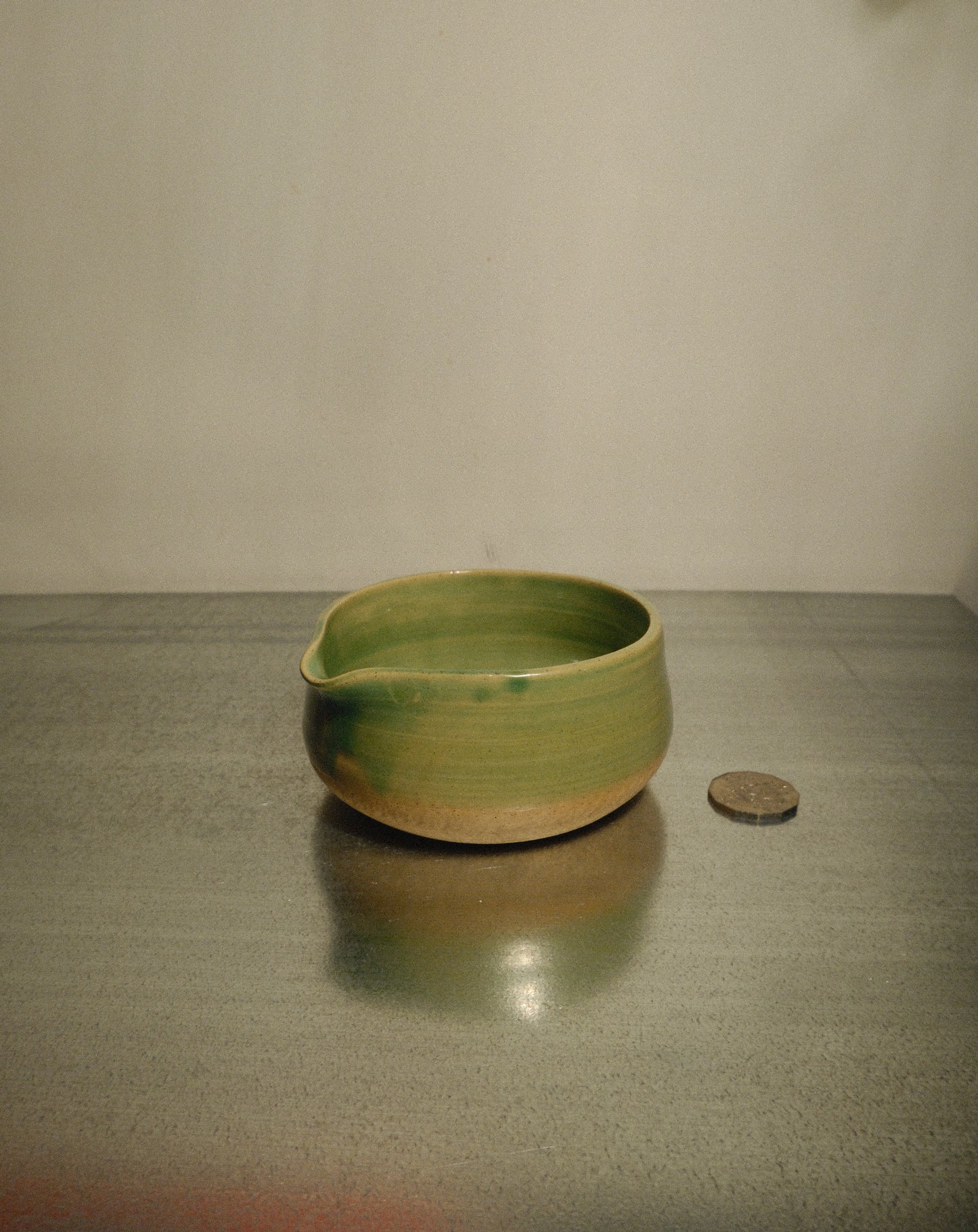 GREEN SPOUTED MATCHA BOWL