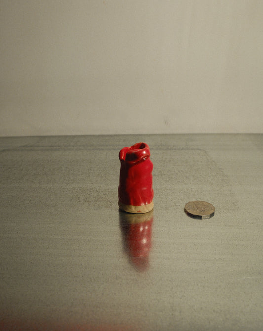 RED MINI VASE 001