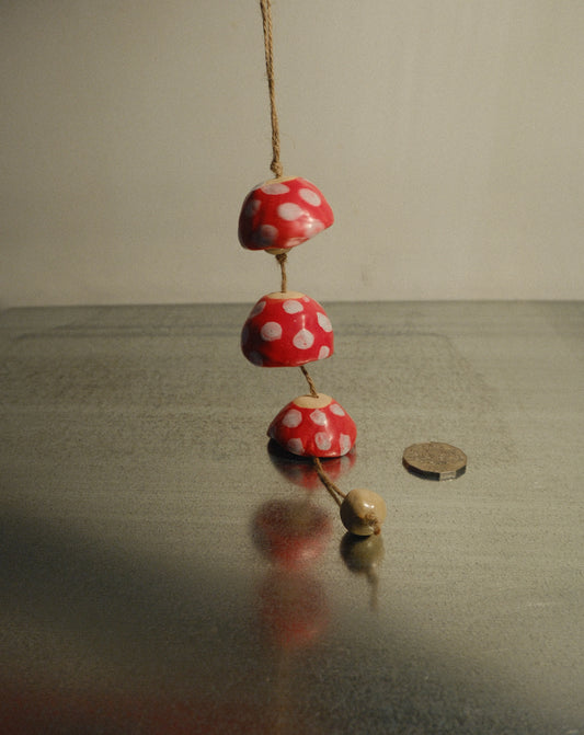 RED SHROOM WIND CHIME 001