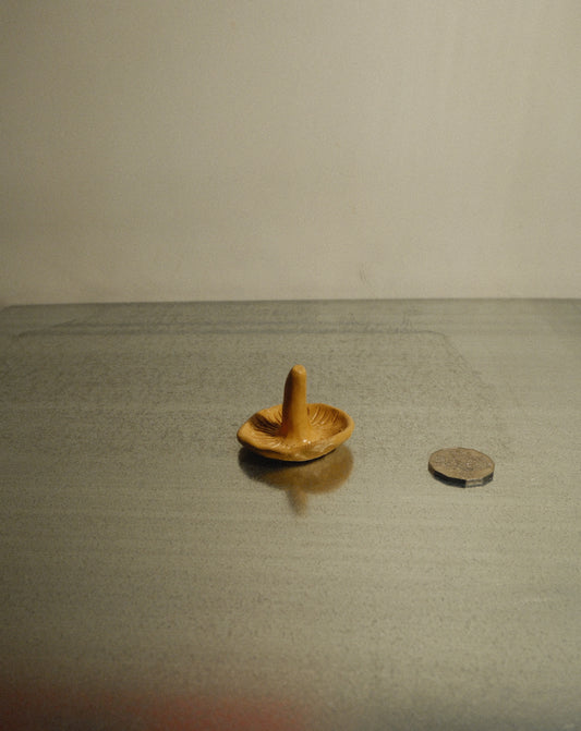 HONEY SHROOM RIBBED RING HOLDER 001