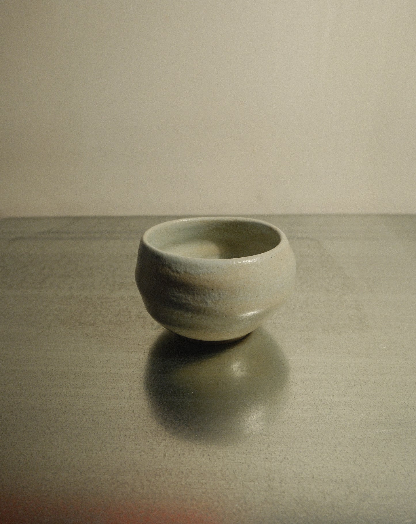 LIGHT BLUE WOBBLY BOWL