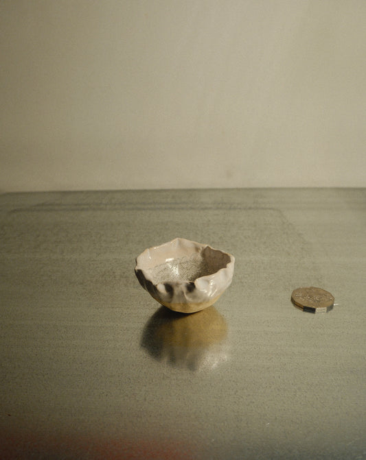 WHITE SHROOM DISH 001