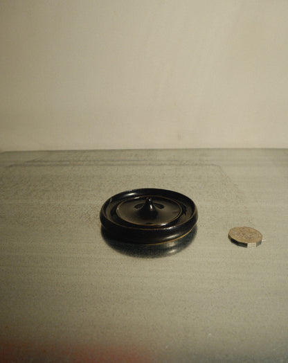 BLACK INCENSE DISH 001