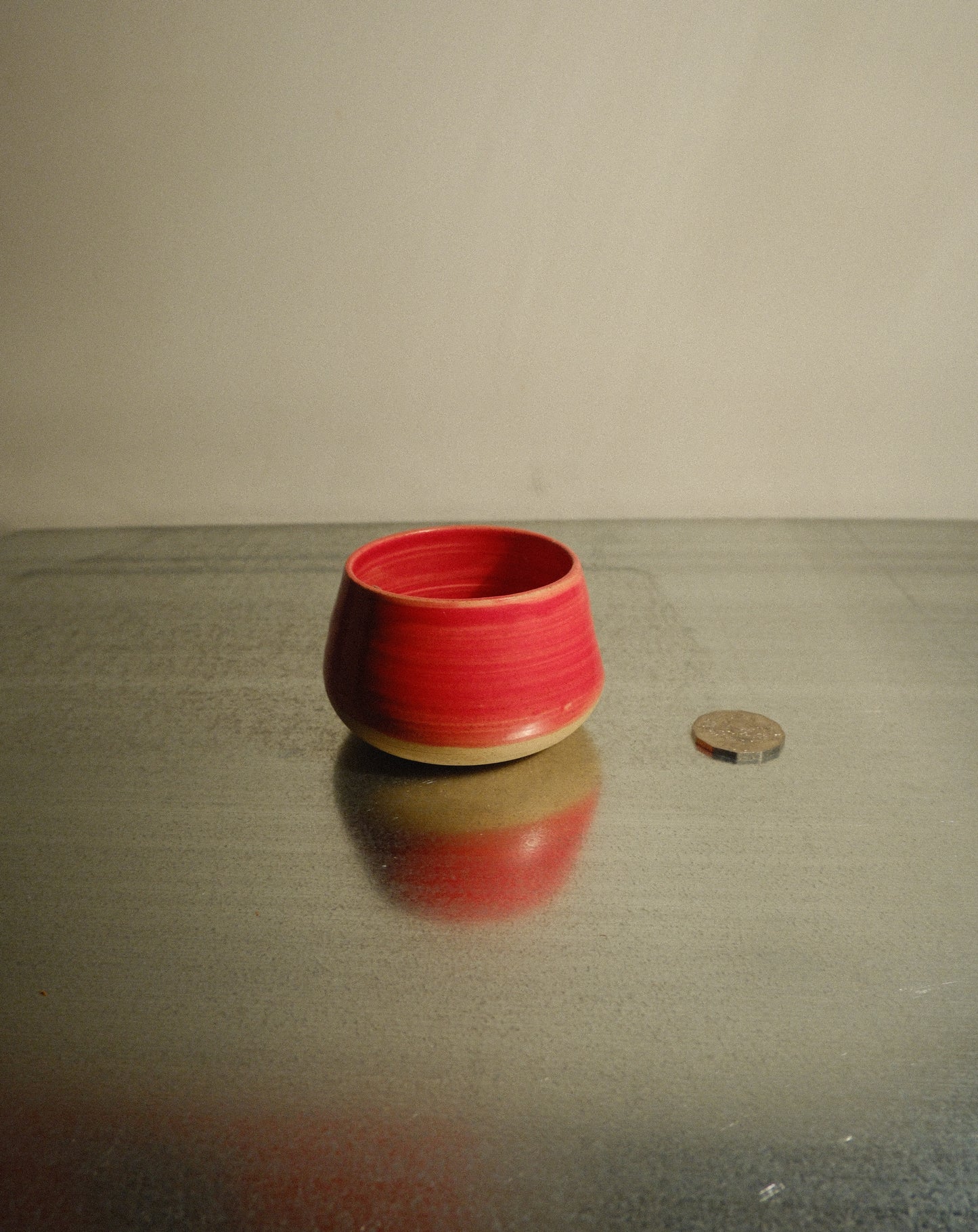 RED DIMPLE CUP