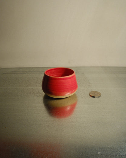 RED DIMPLE CUP