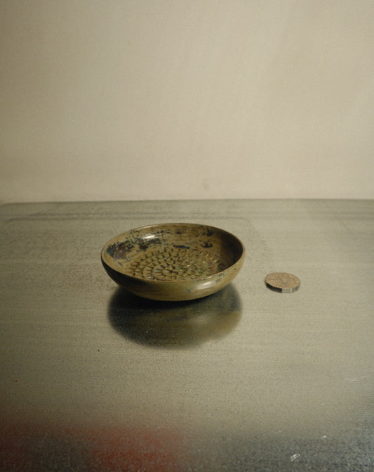 PATINA DENIM GRATER PLATE