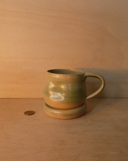 CELADON MUG SAUCER SET