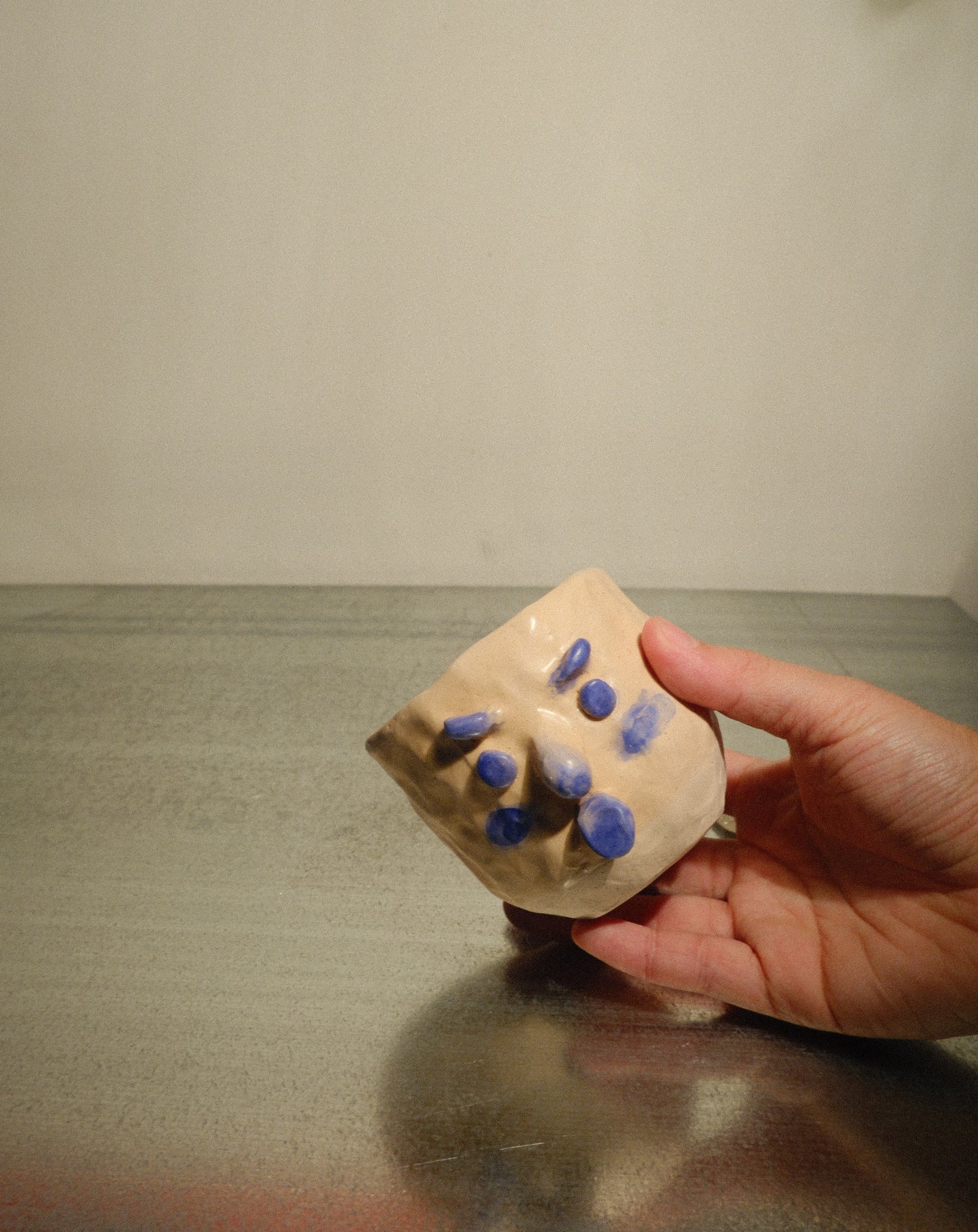 BLUE FACE TONGUE OUT MUG